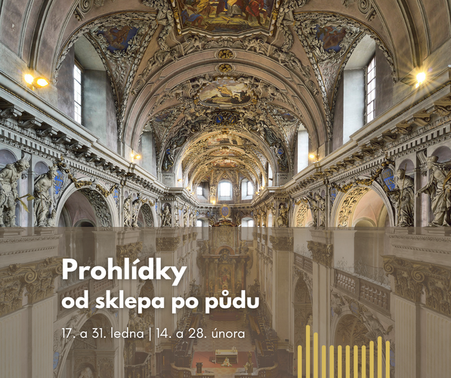 Speciální zimní prohlídky broumovského kláštera Od sklepa po půdu